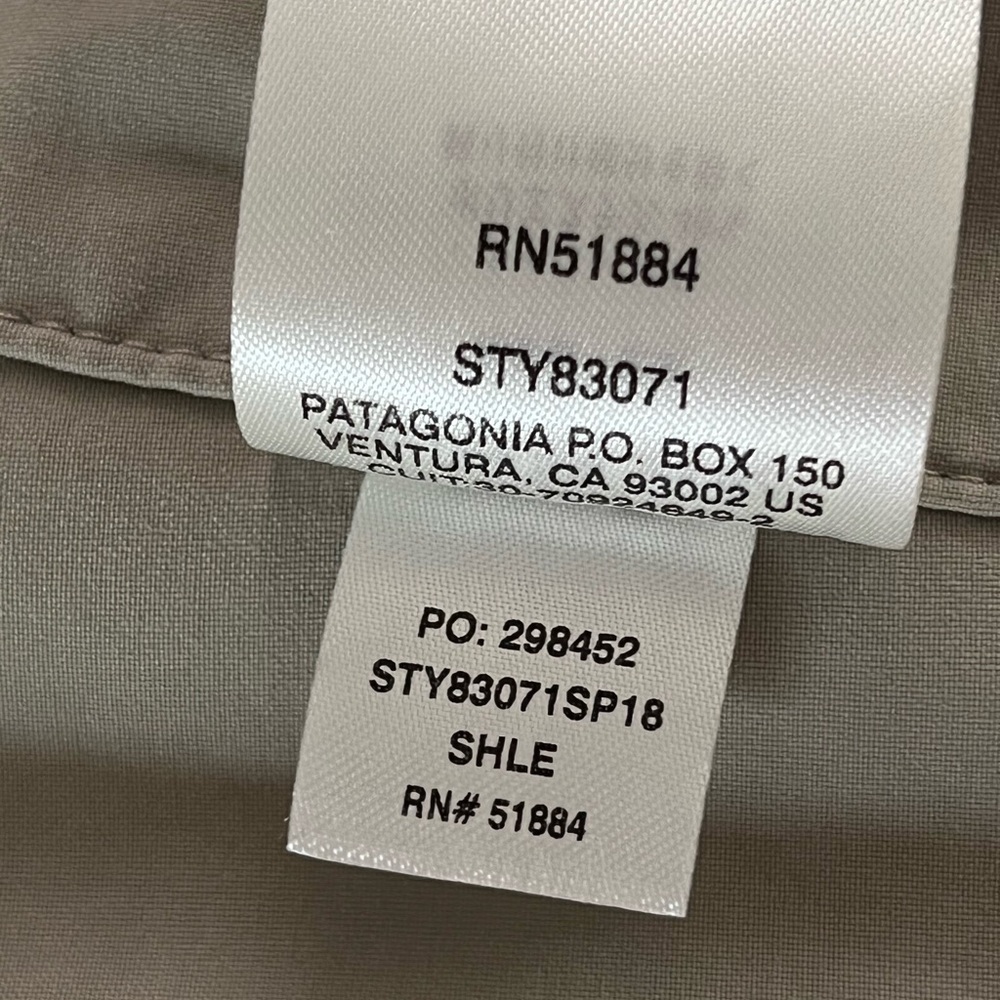 Patagonia RPS Rock Pants Regular Grey 83071 SHLE Shale - Picture 9 of 10